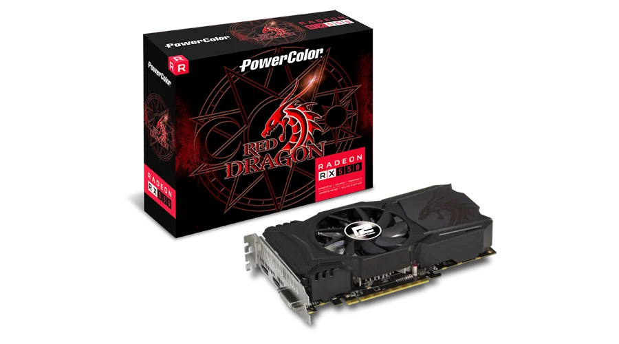 PowerColor Red Dragon Radeon RX 550 4GB GDDR5 (AXRX 550 4GBD5-DHA)